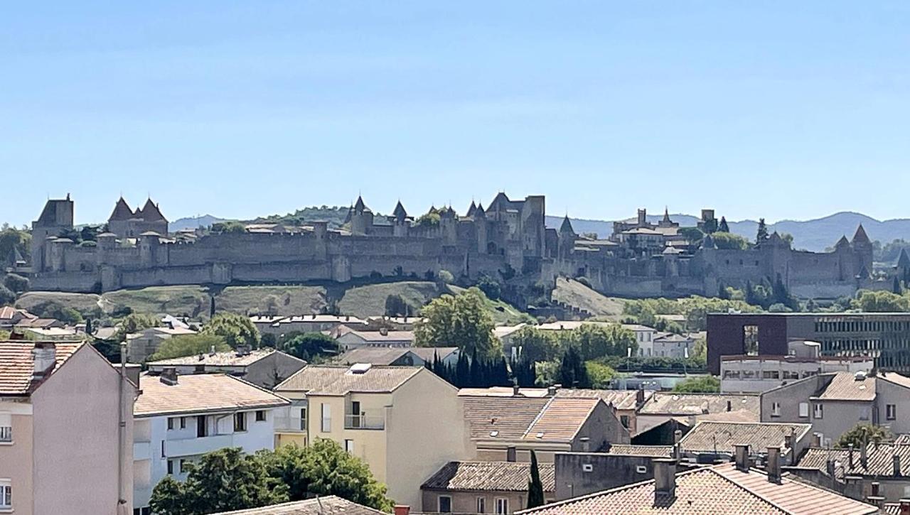 Appartement Cosy Avec Vue Imprenable Sur La Cite 卡尔卡松 外观 照片